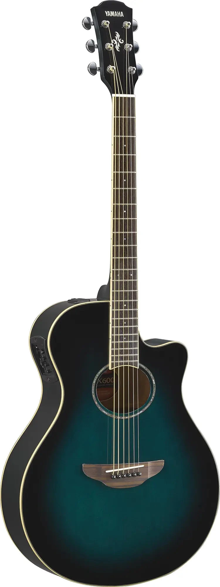Yamaha APX600 Acoustic-Electric Guitar - Oriental Blue Burst 1 Yamaha APX600 Acoustic-Electric Guitar - Oriental Blue Burst