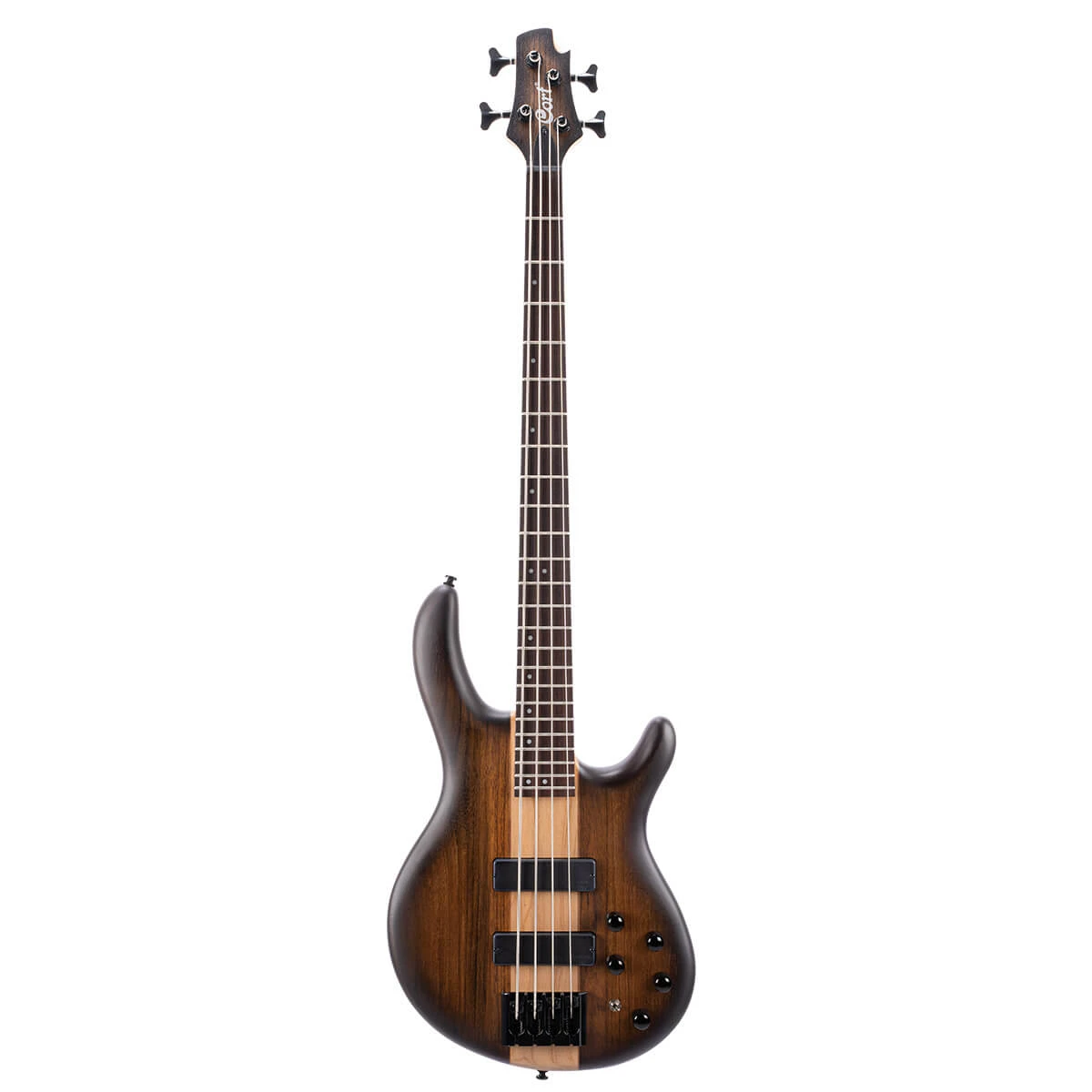 Cort C4 Plus OVMH Electric Bass - Antique Brown Burst 1 Cort C4 Plus OVMH Electric Bass - Antique Brown Burst