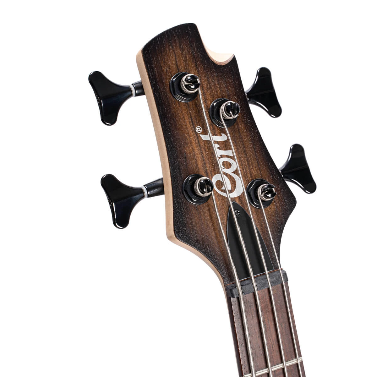 Cort C4 Plus OVMH Electric Bass - Antique Brown Burst 9 Cort C4 Plus OVMH Electric Bass - Antique Brown Burst - Image 9