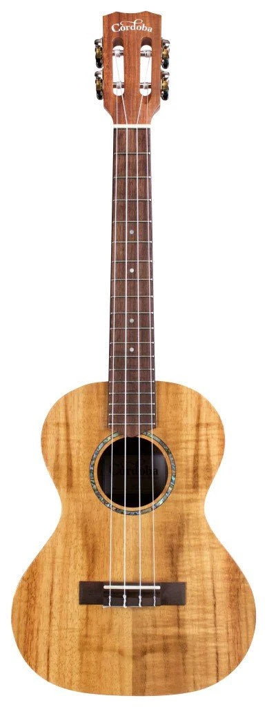 Cordoba 28T Figured Koa Tenor Ukulele W/ Bag 1 Cordoba 28T Figured Koa Tenor Ukulele W/ Bag