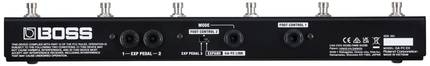 Boss GA-FC EX Foot Controller For KTN Amplifiers 2 Boss GA-FC EX Foot Controller For KTN Amplifiers - Image 2
