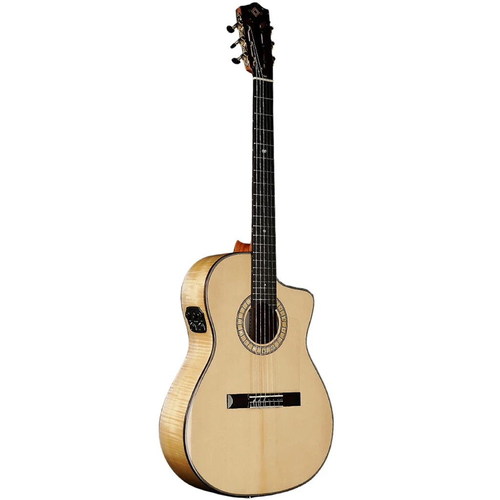 Katoh Crossover MP-14 Maple Classical Electric Guitar - Natural