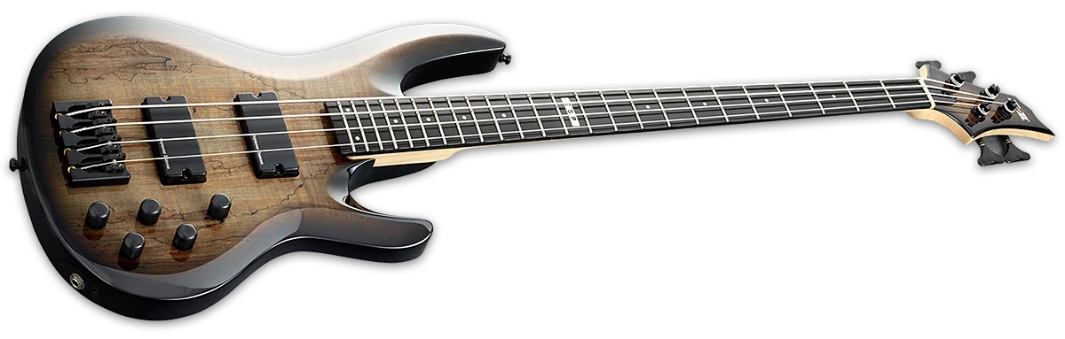 ESP E-II BTL-4 Bass Guitar, Black Natural Burst 2 ESP E-II BTL-4 Bass Guitar, Black Natural Burst - Image 2