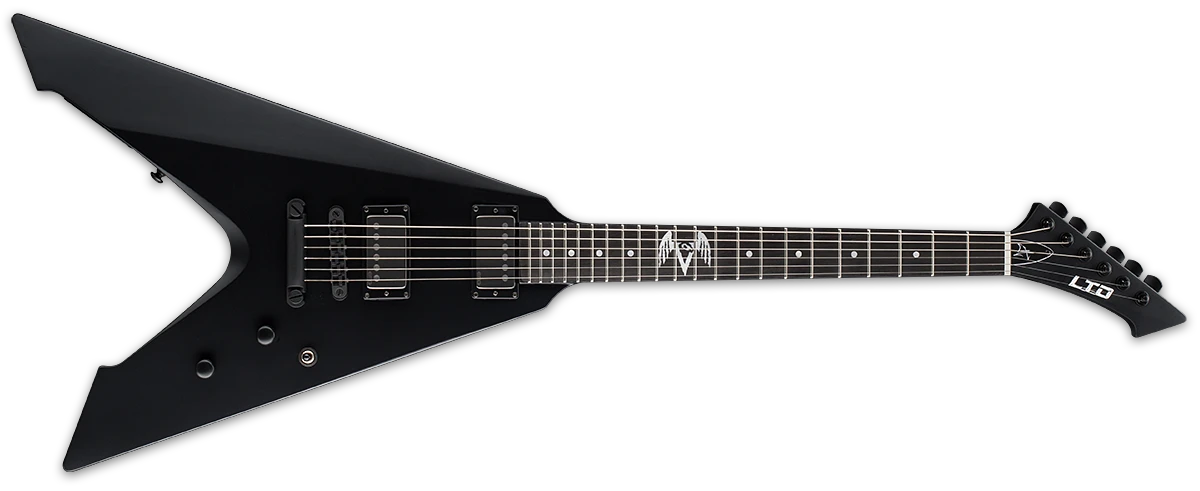 LTD James Hetfield Vulture Signature Guitar – Black Satin 2 LTD James Hetfield Vulture Signature Guitar – Black Satin - Image 2