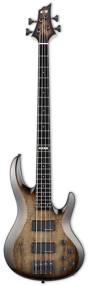 ESP E-II BTL-4 Bass Guitar, Black Natural Burst 1 ESP E-II BTL-4 Bass Guitar, Black Natural Burst