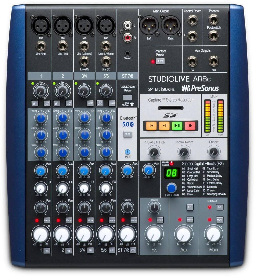 PreSonus StudioLive AR8c 1 PreSonus StudioLive AR8c