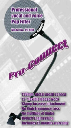 Other Pro-Connect PS-500 Pop Filter