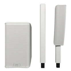 QSC KC12 3000w Active 3-Way Column Loudspeaker System - White 29 QSC KC12 3000w Active 3-Way Column Loudspeaker System - White -Guitar Store q spk kc12 image wht separated