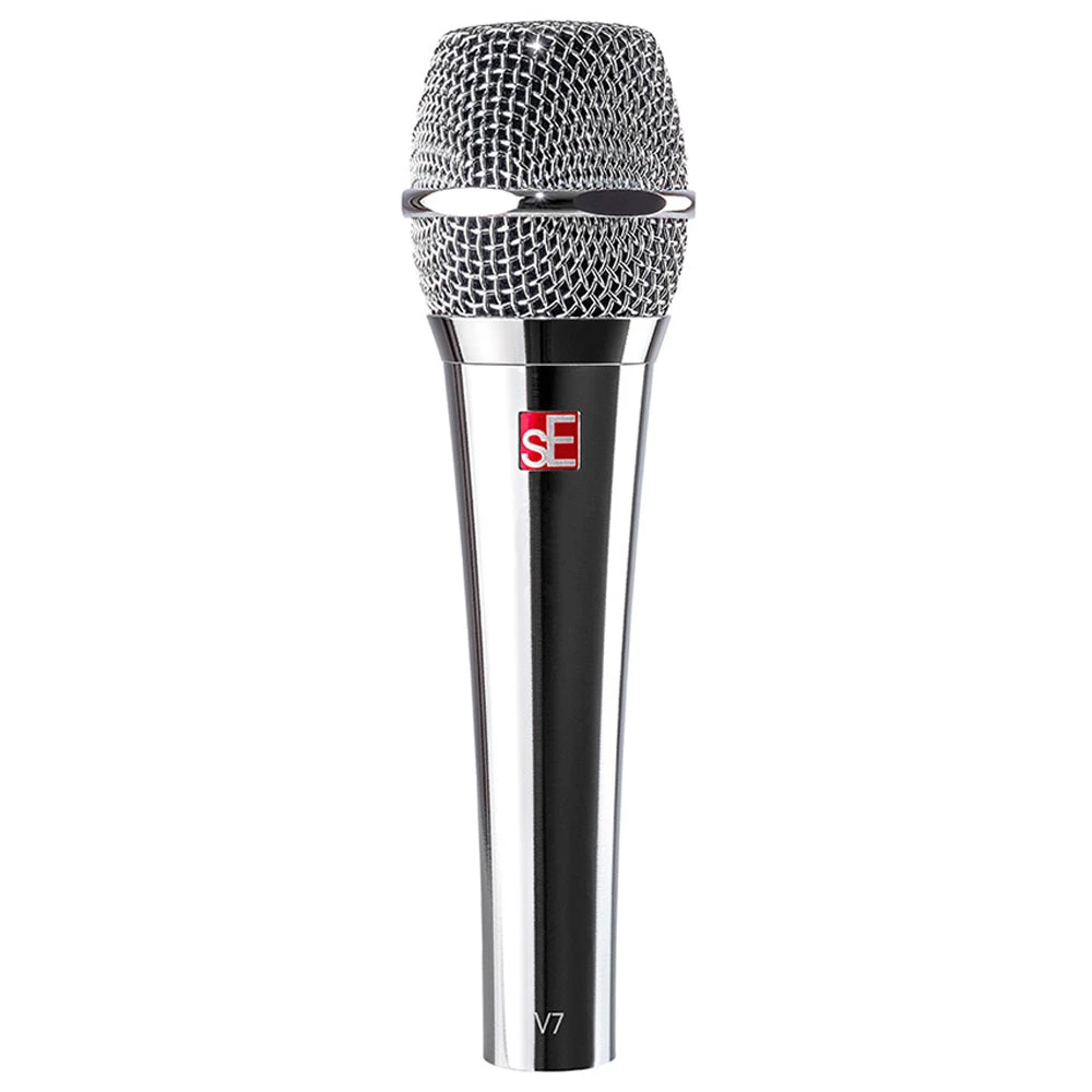SE Electronics V7 Chrome - Supercardioid Handheld Dynamic Microphone 1 SE Electronics V7 Chrome - Supercardioid Handheld Dynamic Microphone