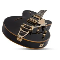 Schecter Coupe Electric Guitar - Gloss Black -Guitar Store sch296 2